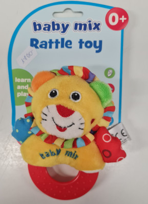 Gyermek plüss rágóka Baby Mix Plüss  Baba csörgők és rágókák Baby mix