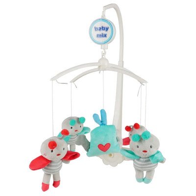 Plüss zenélő forgó Baby Mix Plüss Akciós termékeink  Baby mix