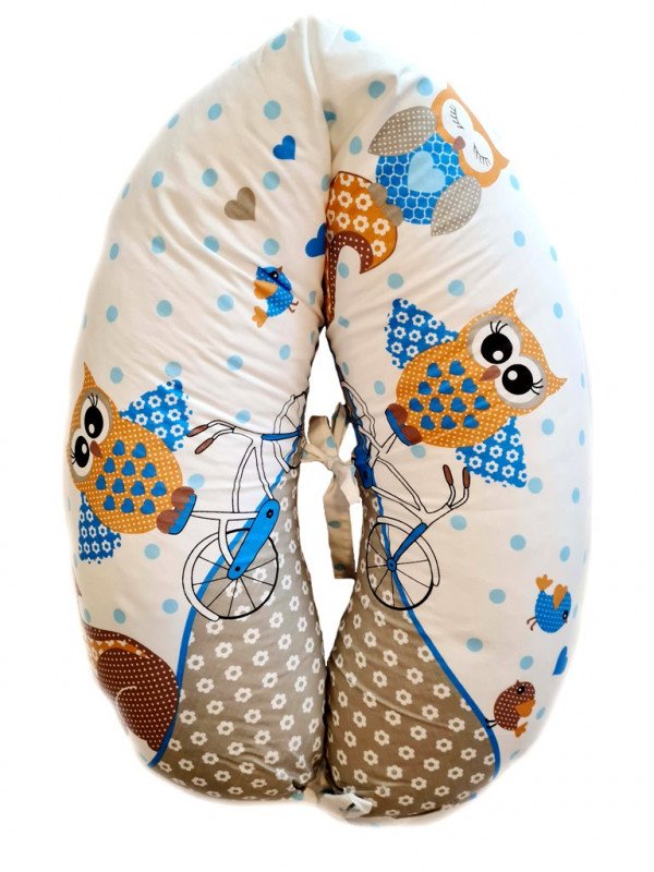 Bagolymintás szoptatós párna Kifli alakú Kifli alakú