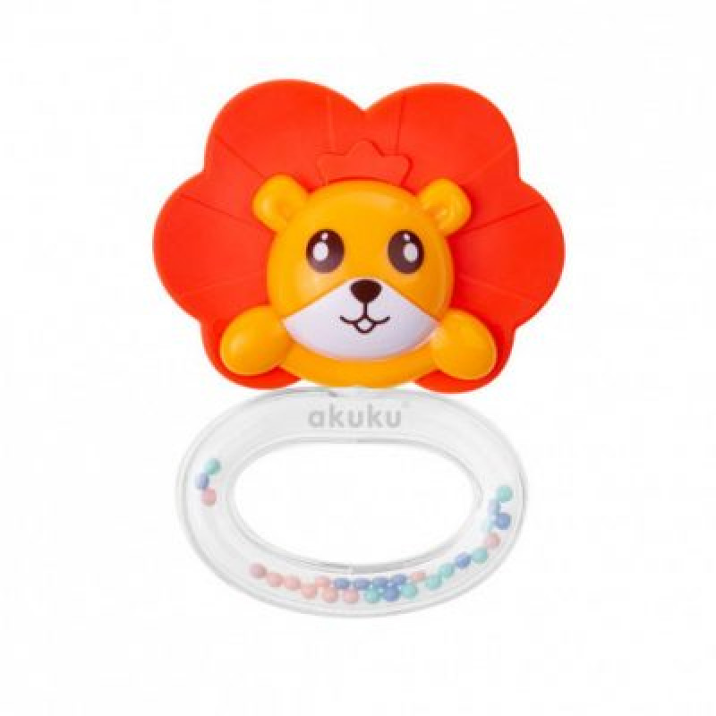 Akuku csörgő-rágóka állatfigurákkal és formákkal Műanyag Baba csörgők AKUKU