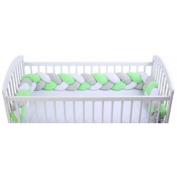 Fonott fejvédő Rácsvédő, fejvédőpárna babaágyba