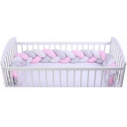 Fonott fejvédő Rácsvédő, fejvédőpárna babaágyba