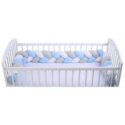 Fonott fejvédő Rácsvédő, fejvédőpárna babaágyba