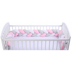 Fonott fejvédő Rácsvédő, fejvédőpárna babaágyba