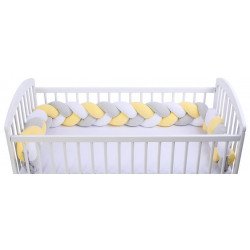 Fonott fejvédő Rácsvédő, fejvédőpárna babaágyba