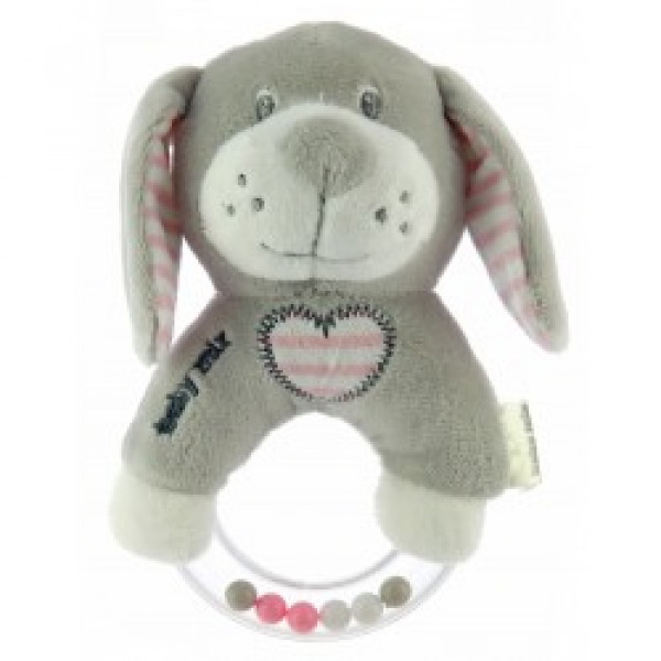 Lányos plüss csörgő Baby Mix kutya Plüss