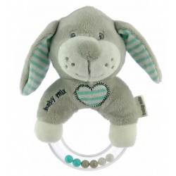 Plüss csörgő Baby Mix kutya Plüss  Baba csörgők és rágókák Baby mix