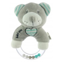 Plüss csörgő Baby Mix maci Plüss  Baba csörgők és rágókák Baby mix