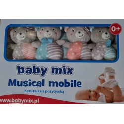 Plüss zenélő forgó Baby Mix Plüss