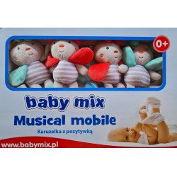 Plüss zenélő forgó Baby Mix Plüss