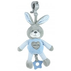Baby Mix felhúzhatós zenélő nyúl kék Zenélős játékok Baby Mix termékek Baby mix