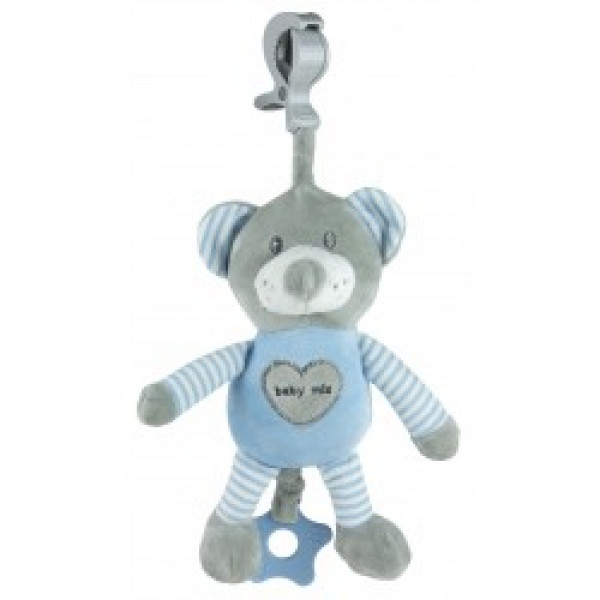 Baby Mix felhúzhatós zenélő maci kék Zenélős játékok Baby Mix felhúzhatós zenélő maci kék Zenélős játékok