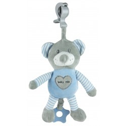 Baby Mix felhúzhatós zenélő maci kék Zenélős játékok Baby Mix termékek Baby mix