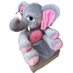 Rózsaszín elefánt, szétnyitható plüss babafotel Babafotel Babafotel Smyk