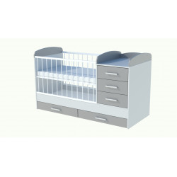 RENI átalakítható kombi kiságy 70-es Kombikiságyak Babaszoba felszerelés Reni