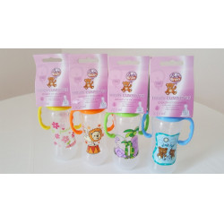 Baby Bruin polipropilén 240ml-es cumisüveg, karcsúsított, fogóval Baby Bruin