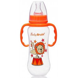 Baby Bruin polipropilén 240ml-es cumisüveg, karcsúsított, fogóval Baby Bruin