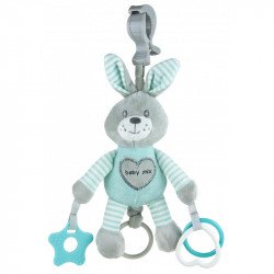 Rezgő játék plüss, Baby Mix, nyuszi Plüss játékok