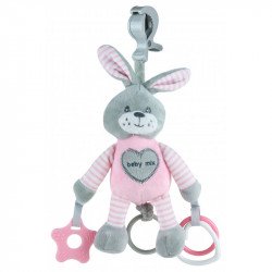 Rezgő játék plüss, Baby Mix, nyuszi Plüss játékok