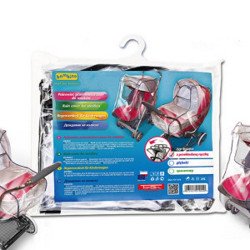 Univerzális esővédő fólia újszülött babakocsira Babakocsi kiegészítők