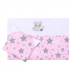 Csillagmintás takaró és párna szett babakocsiba Babakocsi kiegészítők