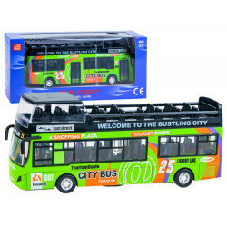 Játék emeletes busz Autók