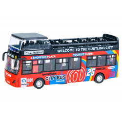 Játék emeletes busz Autók