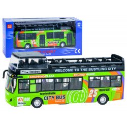 Játék emeletes busz Autók