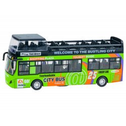 Játék emeletes busz Autók