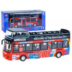 Játék emeletes busz Autók