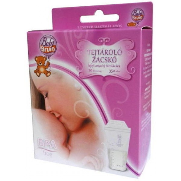 Baby Bruin Tejtároló zacskó Mellszívók és tartozékok