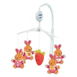 Plüss zenélő forgó Baby Mix Új mintákkal Plüss