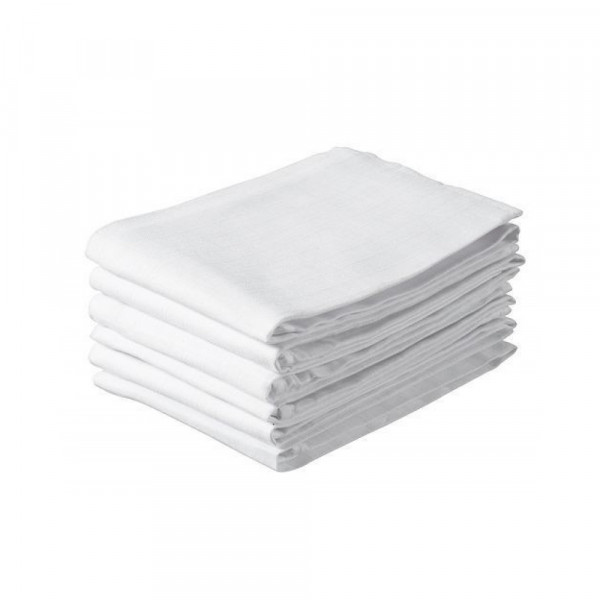 Prémium Minőségű Fehér textil pelenka 80x70 cm Textil pelenka