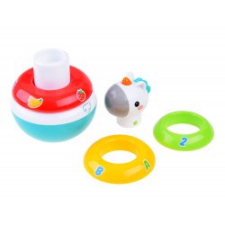 Kirakós csörgő piramis Interaktív fejlesztő játékok