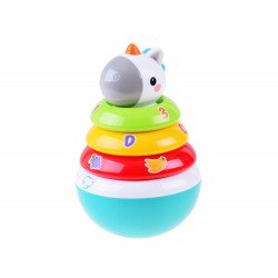 Kirakós csörgő piramis Interaktív fejlesztő játékok