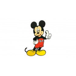 Mickey egér Fali matrica (kicsi) Falmatricák, dekorációk Babaszoba felszerelés Disney