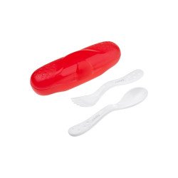 Evőeszköz Tokkal Etetőkanál, etetőháló