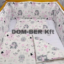 Mintás Babaágynemű Szett 3 részes 3 részes