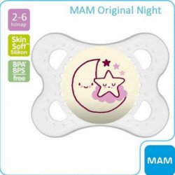 MAM Night szilikon cumi 2- 6 hónap 2-6 hónap