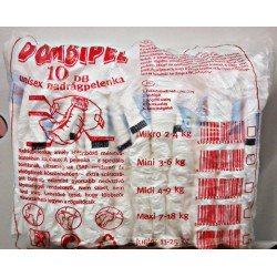 10db-os Mini (3-6kg) Pelenka 10 drb-os csomagolás 10 drb-os csomagolás DOM-BER pelenka