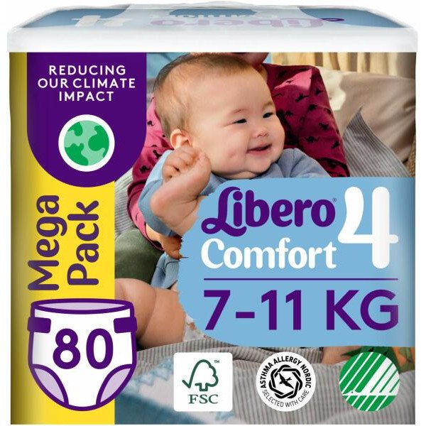 Libero Comfort 80db-os Maxi ( 7-11 kg) pelenka Libero